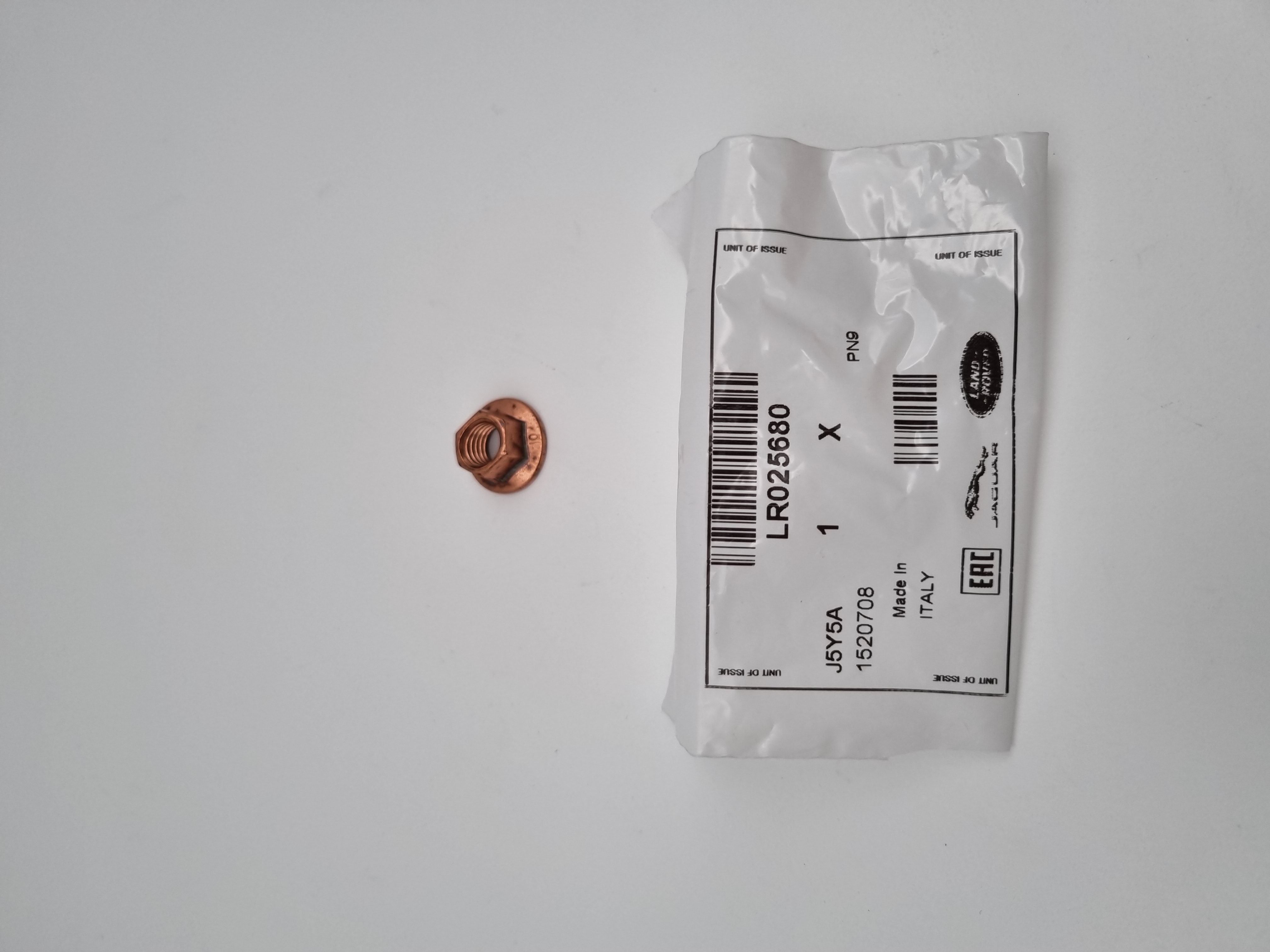 EGZOZ MANİFOLD SAPLAMA SOMUNU 2.0 R.R.EVOQ-FRLD.2 