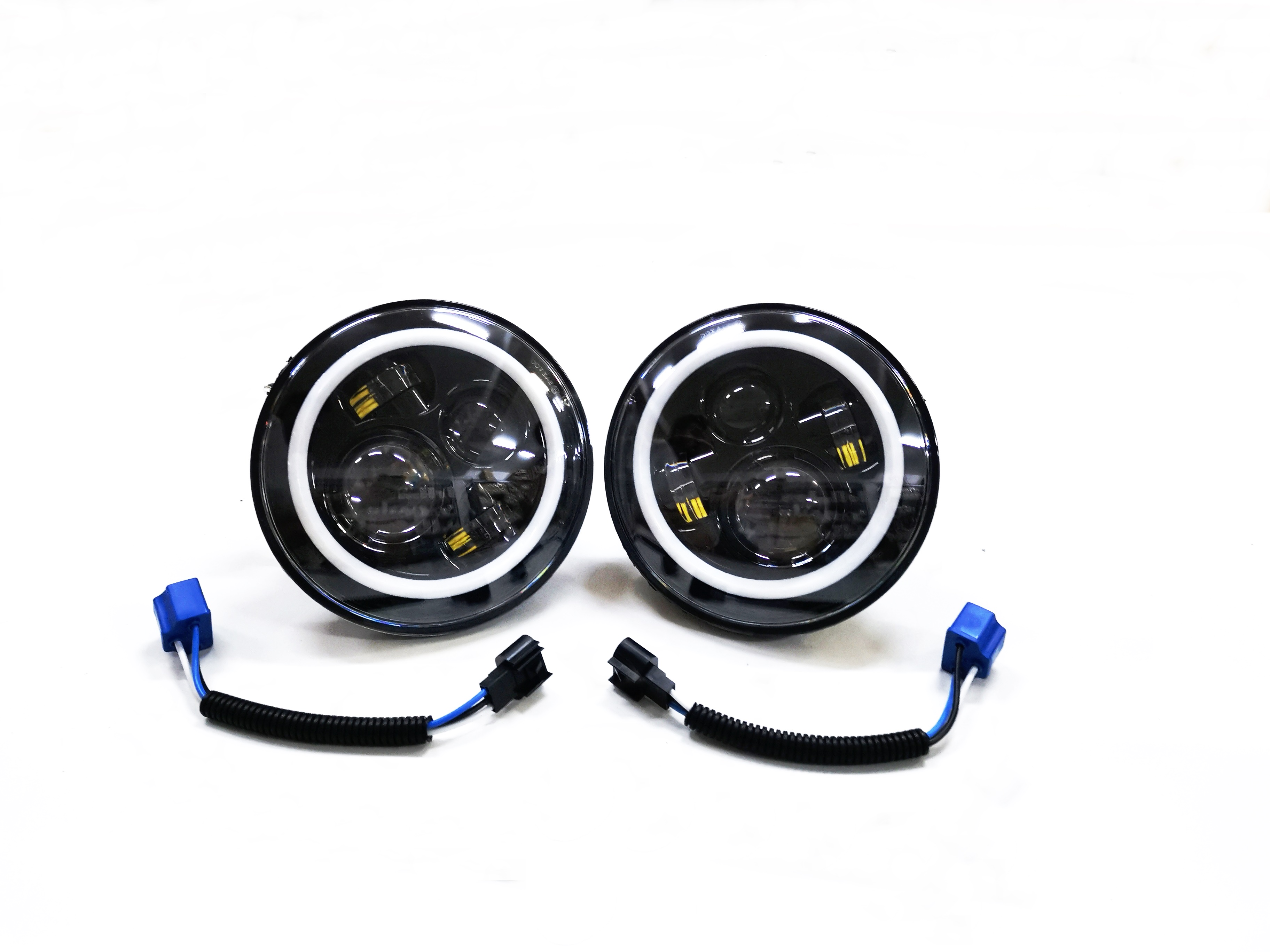 FAR SET MERCEKLİ LEDLİ ANGEL JEEP WRANGLER RUBICON CJ, TJ, LJ, JL, JK KASALAR İÇİN UYGUNDUR 